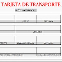 Cola VISADOS TRANSPORTE MAYO